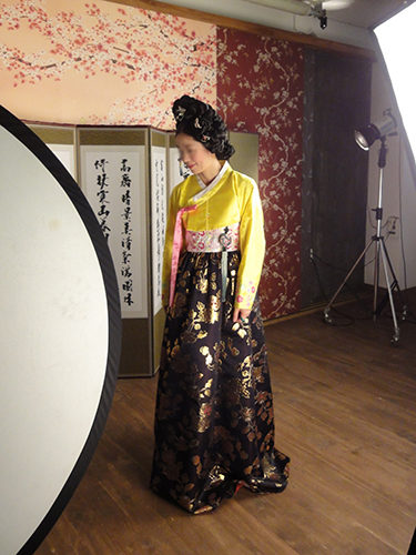 韓国伝統衣装撮影